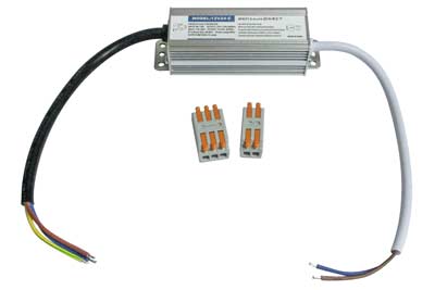 Trafo 230/12 V-24W für LED-Lichtschlauch, IP 67
